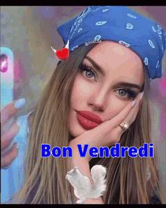 Gif animé Bon vendredi femme
